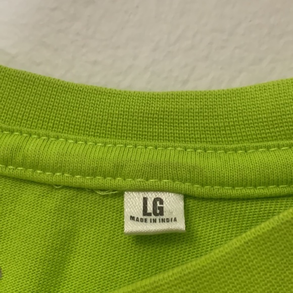 Hustle gang, planet moves short sleeve Tee. Green - size Large. - Picture 5 of 8